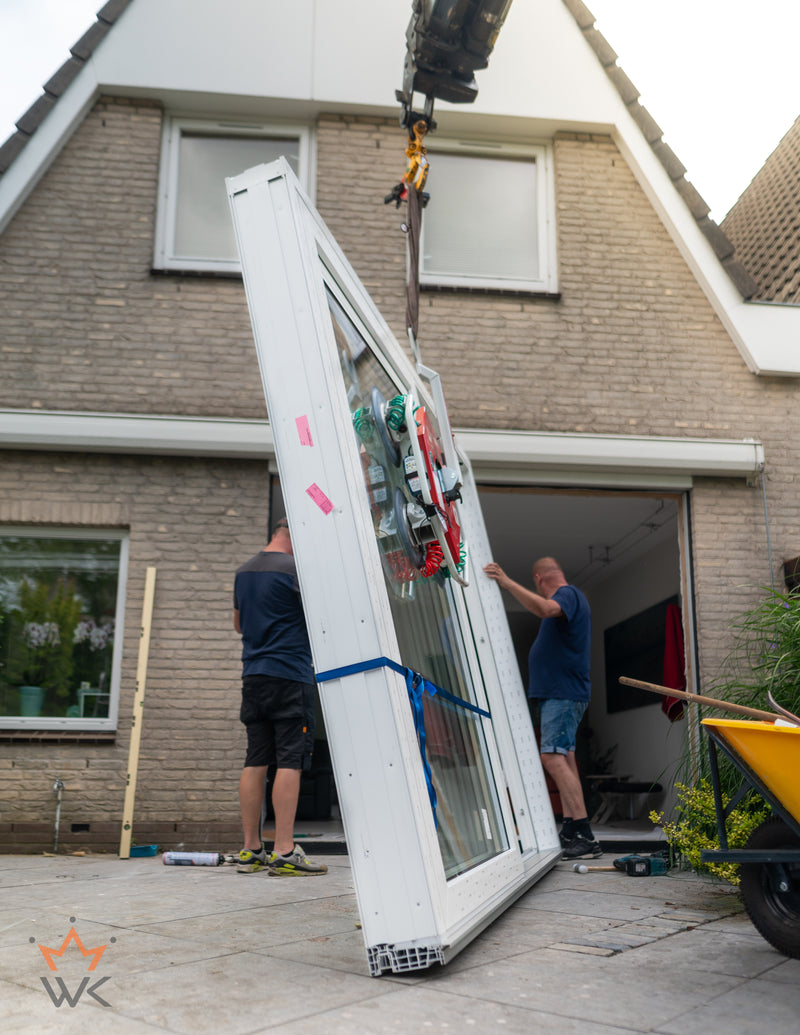 Hef schuifpui wit - Kunststof kozijn